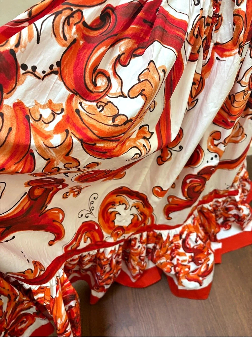 Dolce & Gabbana Majolica Maxi Dress size 6/8 US - Picture 5 of 5